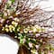 24" Spring Light Pink & Cream Forsythia Wreath